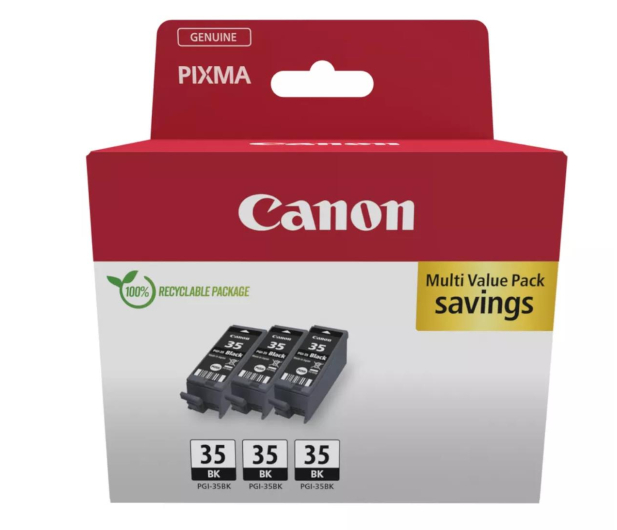 Canon Zestaw 3 tuszów PGI-35BK - 1227052 - zdjęcie